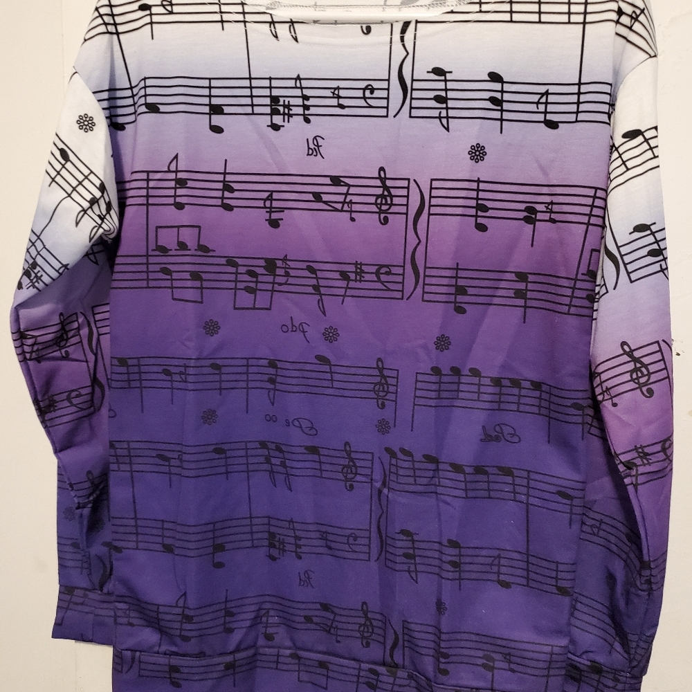 Music Notes Colorful Top - Picture 2 of 4